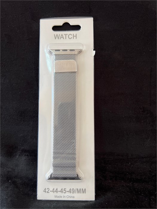 Ремешок миланское плетение ( серебро) 44-45-49mm b962cccc-4587-11ee-0a80-055500c7ee5f