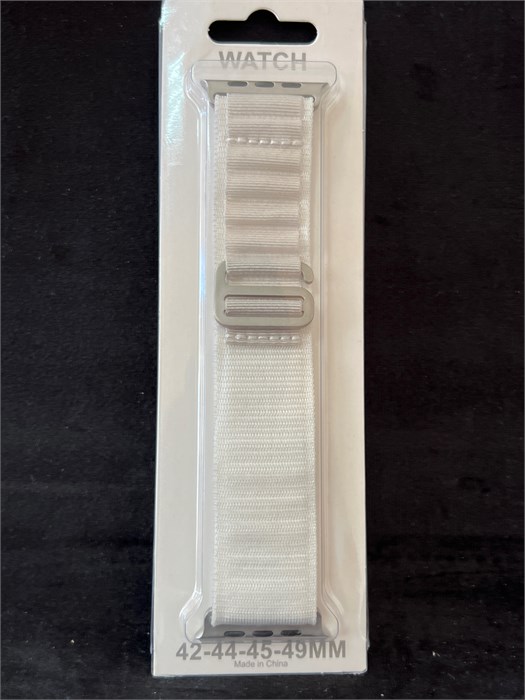 Ремешок Альпийская петля ( белый) 44-45-49mm 1c58b405-4585-11ee-0a80-147600c59807