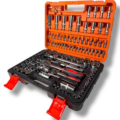 Набор инструментов 108 предметов CR-V 1/4″ & 1/2″ в кейсе