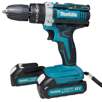 Аккумуляторный шуруповерт 21V в кейсе 2 АКБ