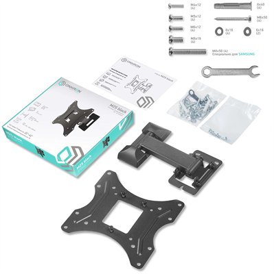 Кронштейн ONKRON M2S Наклонно-поворотный 22-42" 28a49392-6179-11f0-0a80-0deb00109a09