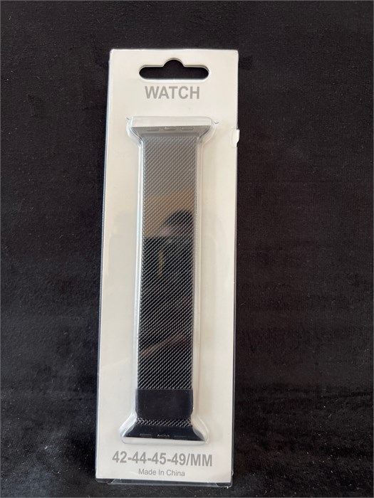 Ремешок миланское плетение ( черный) 44-45-49mm 91db3b9a-4587-11ee-0a80-07c200c640f9