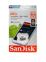 Карта памяти MicroSD 64GB SanDick 10 Class Ultra(120Mb/s) 36e8bd6d-d947-11ee-0a80-0bc000704ed9