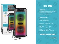 Bluetooth колонка Greatnice GTS-1703 (2×6.5”) с микрофоном и подсветкой