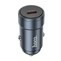 Адаптер Автомобильный Hoco Z57 Glorious single-port PD30W (metal gray)