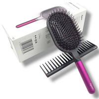 Профессиональный набор расчесок (Розовый) 33582f71-83ad-11ef-0a80-153c00ab20c3