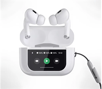 Наушники A9 c экраном (белые) 225d3a44-79b7-11ef-0a80-18cd007ec37e